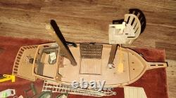 Big Lot of Vintage Playmobil Figures Accessories Parts Pieces Horses Boat Tent