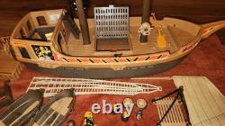 Big Lot of Vintage Playmobil Figures Accessories Parts Pieces Horses Boat Tent