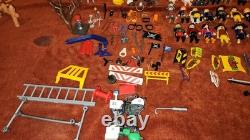 Big Lot of Vintage Playmobil Figures Accessories Parts Pieces Horses Boat Tent