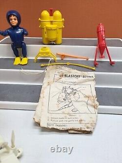 Billy Blastoff Scuba Diver Eldon Car Boat Papers Vintage For Parts Or Repair