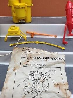Billy Blastoff Scuba Diver Eldon Car Boat Papers Vintage For Parts Or Repair