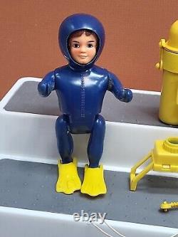 Billy Blastoff Scuba Diver Eldon Car Boat Papers Vintage For Parts Or Repair
