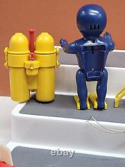 Billy Blastoff Scuba Diver Eldon Car Boat Papers Vintage For Parts Or Repair