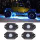 Bluetooth Waterproof Music Led Rock Lights Rgb Color Accent Under Car For Jeep