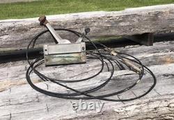 Boat Motor Throttle Cables Wires Control, Vintage Outboard Boat Engine Parts A