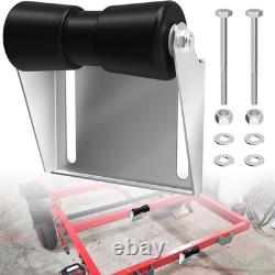 Boat Trailer Roller Assembly Kit 8 Inch Keel Roller Bracket Boat Trailer Parts