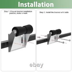 Boat Trailer Roller Assembly Kit 8 Inch Keel Roller Bracket Boat Trailer Parts