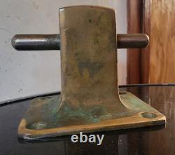 Boat parts Vintage bronze samson post boat tie up cleat very nice classic vessel