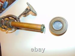 Brass Candle Wall Scone Train-Boat-Carriage-Fixture For Parts/Restoration