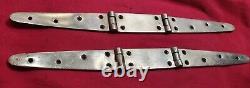 Bronze Strap Hinges 16 Long 3 Segments One Of A Kind Vintage Boat Parts