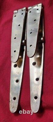 Bronze Strap Hinges 16 Long 3 Segments One Of A Kind Vintage Boat Parts