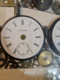 C. Brown Viking Ship Made With Vintage Watch Parts Signed