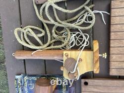 Captain Jack's Cove Pelicans Landing Dock Set Playset Wood Parts MISSING FIGURES