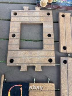 Captain Jack's Cove Pelicans Landing Dock Set Playset Wood Parts MISSING FIGURES