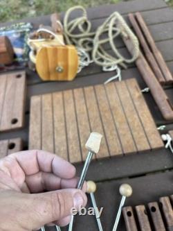 Captain Jack's Cove Pelicans Landing Dock Set Playset Wood Parts MISSING FIGURES