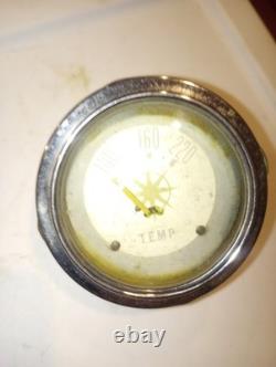 ChrisCraftt Wood Boat Temp Gauge Vintage Original Part Used Rare