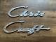 Chris Craft Boat Parts Vintage Metal Emblem Ornament Rwb044430364