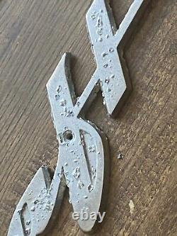 Chris Craft Boat Parts Vintage Metal Emblem Ornament RWB044430364