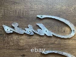 Chris Craft Boat Parts Vintage Metal Emblem Ornament RWB044430364