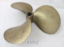 Chris Craft Brass Propeller 748 Vintage T-38 3 Blade Prop Boat Parts Rare Old