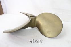 Chris Craft Brass Propeller 748 Vintage T-38 3 Blade Prop Boat Parts Rare Old