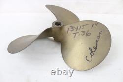 Chris Craft Brass Propeller 748 Vintage T-38 3 Blade Prop Boat Parts Rare Old