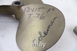 Chris Craft Brass Propeller 748 Vintage T-38 3 Blade Prop Boat Parts Rare Old