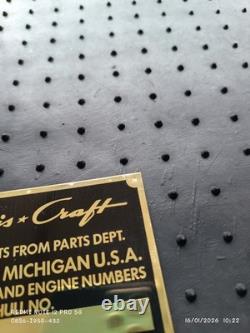 Chris Craft Hull Plate OEM NEW UNSTAMPED Antique Vintage Classic Wood Boat Parts
