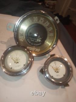 Chris Craft Super Jet Gaugeswood Boat Vintage 1960s Lot of Three Parts Repair #1