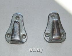 Chris Craft Vintage Boat Fender Cleats Set Of Two, Brass Wooden Boat Parts