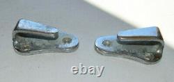 Chris Craft Vintage Boat Fender Cleats Set Of Two, Brass Wooden Boat Parts