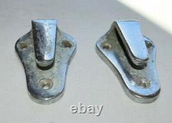 Chris Craft Vintage Boat Fender Cleats Set Of Two, Brass Wooden Boat Parts