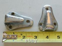 Chris Craft Vintage Boat Fender Cleats Set Of Two, Brass Wooden Boat Parts