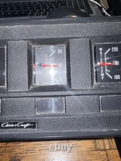 Chris Craft Vintage Gauge Cluster Panel Nos New Old Stock Marine Boat Part Rare