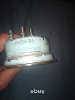 Chris Craft Wood Boat Amperes Gauge Vintage Collectable Original Part