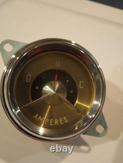 Chris Craft Wood Boat Amperes. Gauges Vintage Original Part Lot of 2 New NOS