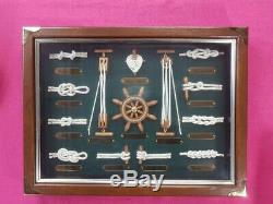 Collectable Sailors Boat Parts Theme Decorative Vintage Shadow Box Wall Hanging