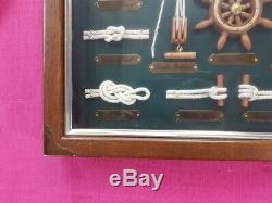 Collectable Sailors Boat Parts Theme Decorative Vintage Shadow Box Wall Hanging