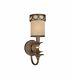 Crystorama 9601-ab, Eclipse 5 Wall Sconce. Antique Brass