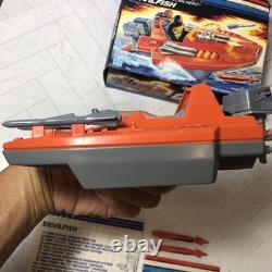 Devilfish in Box Vintage 1986 G. I. GI Joe Motorboat 3.75 ARAH Vehicle COMPLETE