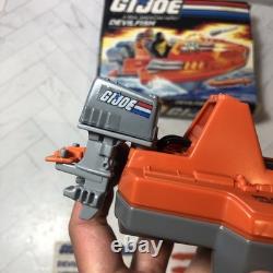 Devilfish in Box Vintage 1986 G. I. GI Joe Motorboat 3.75 ARAH Vehicle COMPLETE