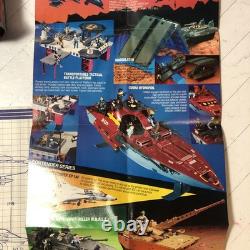 Devilfish in Box Vintage 1986 G. I. GI Joe Motorboat 3.75 ARAH Vehicle COMPLETE