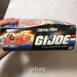 Devilfish in Box Vintage 1986 G. I. GI Joe Motorboat 3.75 ARAH Vehicle COMPLETE