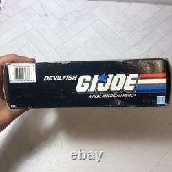 Devilfish in Box Vintage 1986 G. I. GI Joe Motorboat 3.75 ARAH Vehicle COMPLETE
