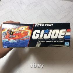 Devilfish in Box Vintage 1986 G. I. GI Joe Motorboat 3.75 ARAH Vehicle COMPLETE