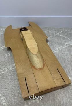 Dumas Atlas Van Lines Vintage Wooden Hydroplane Race Boat Kit, unfinished/parts