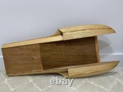 Dumas Atlas Van Lines Vintage Wooden Hydroplane Race Boat Kit, unfinished/parts