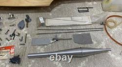 Dumas Atlas Van Lines Vintage Wooden Hydroplane Race Boat Kit, unfinished/parts