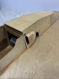 Dumas Atlas Van Lines Vintage Wooden Hydroplane Race Boat Kit, unfinished/parts