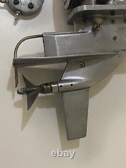 Early Vintage K&B 82 Outboard Engine for RC Boat Parts Only Missing Cylinder